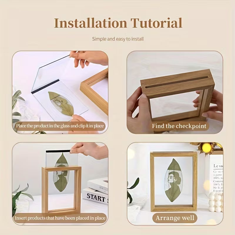 Personalised Leaf Engraved Photo with frame – Perfect Gift for Loved One