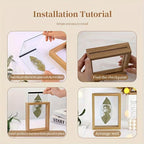 Personalised Leaf Engraved Photo with frame – Perfect Gift for Loved One