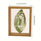 Personalised Leaf Engraved Photo with frame – Perfect Gift for Loved One