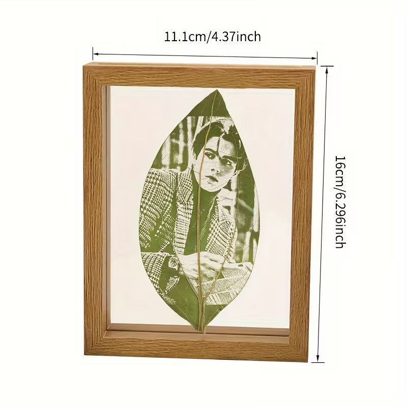 Personalised Leaf Engraved Photo with frame – Perfect Gift for Loved One